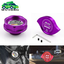 Purple Racing Oil Filler Cap Water Radiator Cap Kit Mugen Power For Honda Acura