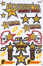 New Rockstar Energy Motocross Atv Enduro Racing Graphic Stickersdecals. St97