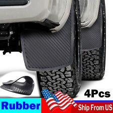 4pcs Universal Rubber Mud Flaps Splash Guards Mudguards Front Rear Racing Rally
