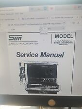 Sun Electric Mca 3000 Modular Computer Analyzer Service Manual Pdf Book Cd