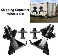 6x 5.5 Lug Superior Shipping Container Wheels Bolt-on Spindle Kitthickened