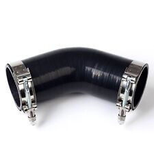 63mm 2.5 45 Degree Silicone Hose Coupler Black With 2pcs T Bolt Clamp