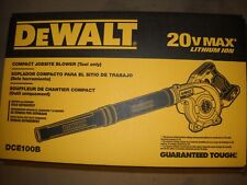 Dewalt Dce100b 20v Max Compact Jobsite Blower Cordless New