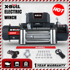 X-bull Electric Winch 12000lb Wsteel Cable Trailer Towing For Truck 4wd Suv