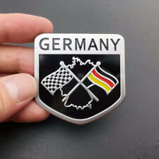 3d Metal German Germany Flag Emblem Grille Badge Racing Decal Auto Car Stickers