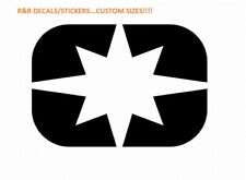 Polaris Star Symbol Decalsticker.pick Size And Color Free Shipping-rzrsnowatv