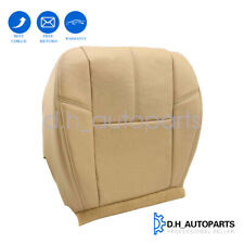 For 2007-2014 Chevy Gmc Truck Pickup Suv Driver Bottom Leather Seat Cover Beige