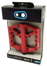 Crank Brothers Stamp 1 Mountain Bike Platform Pedals Red Large