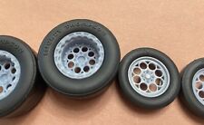Resin 1715 Scale Inch Weld Magnum Drag Wheels With Cheater Slicks 124 125