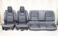 2010-2015 Chevrolet Camaro Ss Black Leather Front Rear Seats Set 1 Used Gm