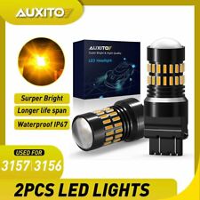 Auxito 3156 3157 Amber Yellow Led Turn Signal Parking Light Bulb Error Free New