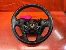 13-17 Honda Accord Sedan Exl - Steering Wheel - Black Leather Wrap - Oem 241