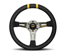 Momo Italy R190733s Racing Steering Wheels Mod Drift Black Suede