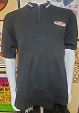 Vtg Boyd Coddingtons Garage Sewn Logo Polo Shirt Large American Hot Rod