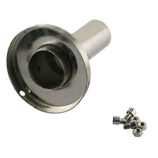 For 3 Stainless Round Exhaust Muffler Tip Universal Removable Silencer 3inch