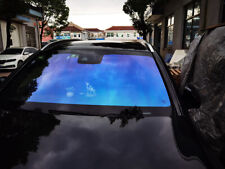 Blue Purple Window Tint Vlt 80 Windshield Sticker Anti-uv Foil Home Car Tint