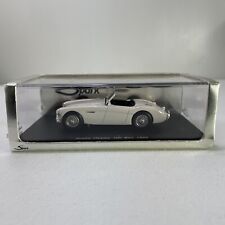 Austin Healey 100 Bn2 1955 White Die Cast 143 Car By Spark Models