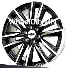 24 Black Polished Oe 4869 Replica Wheels Fits 2023 Chevy Tahoe Suburban 6x5.5
