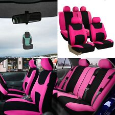Car Seat Covers Light Breezy Flat Cloth Seat Covers Full Set W Air Freshener