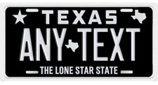 Houston Texas Personalized License Plate Your Name Any Text Custom Black White