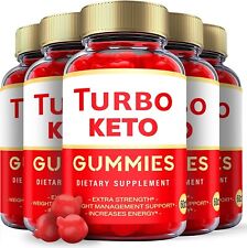 5 Pack Turbo Keto Acv Gummies - Vegan Keto Gummies Weight Loss - 300 Gummies
