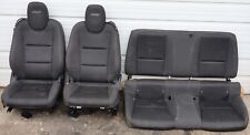 2010-2015 Chevrolet Camaro Ss 1le Coupe Black Cloth Seats Set Front Rear Used