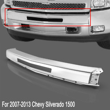 Chrome Steel Front Bumper Impact Face Bar For 07-13 Chevy Silverado 1500 New