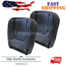 For 2004-2005 Dodge Ram 1500 2500 3500 Both Side Bottom Leather Seat Cover Black
