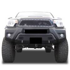 Black Horse Armour Iii Hd Front Winch Bumper Textured Black Fit 2012-2015 Tacoma