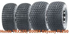 Honda Trx125200sx Odyssey Fl250 Full Set Atv Tires 20x7-8 22x11-8 4pr