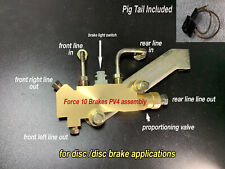 Gm Proportioning Valve Kit Discdisc - Bracket -bolts Bracket Lines Pig Tail-
