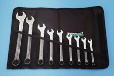 Stahlwille Germany 139 Metric Combination Wrench Set With Roll Pouch