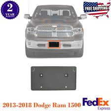 Front License Plate Bracket For 2013-2018 Dodge Ram 1500 2 Piece Type Bumper
