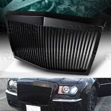 Black Rolls Royce Phantom Style Front Grille Grill Fit 05-10 Chrysler 300 300c