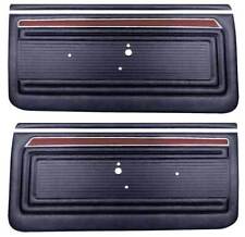 1970-72 Chevy Nova Ss Custom Interior Front Door Panels Non Assembled 2 Door