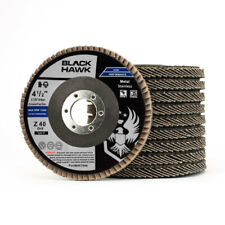 4-12 X 78 Black Hawk Zirconia Flap Discs T27 4.5 Sanding Grinding Wheels