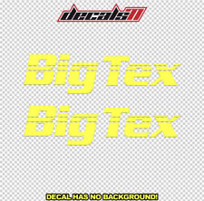 Big Tex Trailer Logo Decal Bigtex - Set Of 2 - 37 X 7.25 Stickers