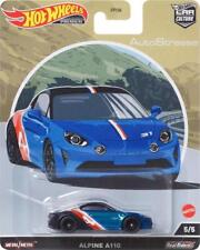 Alpine A110 Blue Metallic And Black With Graphics Auto Strasse Series Diecast By