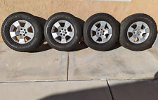265-70-16 Studded Snow All Terrain Tires With Nissan 6 Lug 16 Rims