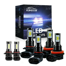 For Toyota Land Cruiser 2008-2011 Combo Led Headlights Hilow Fog Light Bulbs