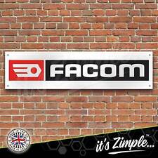 Facom Tools Logo Banner Garage Workshop Sign Printed Pvc Trackside Display