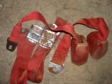 1965 Oem Red Seat Belts Deluxe Gto Gm