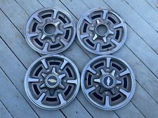4 Four Chevy 4x4 Truck 15 Full Hubcaps 12 Ton 73-87 Driver Condition Oem 4wd