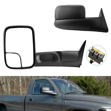 One Pair Tow Mirrors For 1994-1997 Dodge Ram 1500 2500 3500 Manual Flip-up Us
