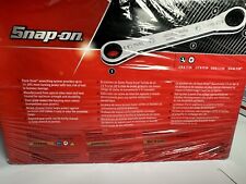 New Snap-on 4pc 0 Offset Ratcheting Double Box End Wrench Set. Item Rb604c