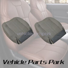 For 2003-2014 Chevy Express 1500 2500 Van Replace Front Leather Seat Cover Gray