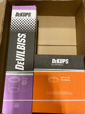 Devilbiss Dekups Dpc-601 Disposable Paint Spray Gun 24oz Cups And Lids 802101
