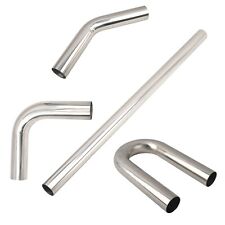 2-4industrial Pipes Bend Exhaust Tube Pipe Kits Straight45 90 180-348pcs