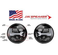Jw Speaker Evolution Evo J3 Led Headlights 0557193 Black 07-17 Jeep Wrangler Jk