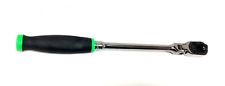 New Snap-on 38 Drive 13 Long Flex Head Ratchet Dual 80 Tech Fhlf80ag Green